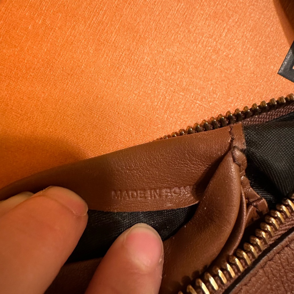 Burberry Derby Horse Ferry Peyton Crossbody in brown checkered.